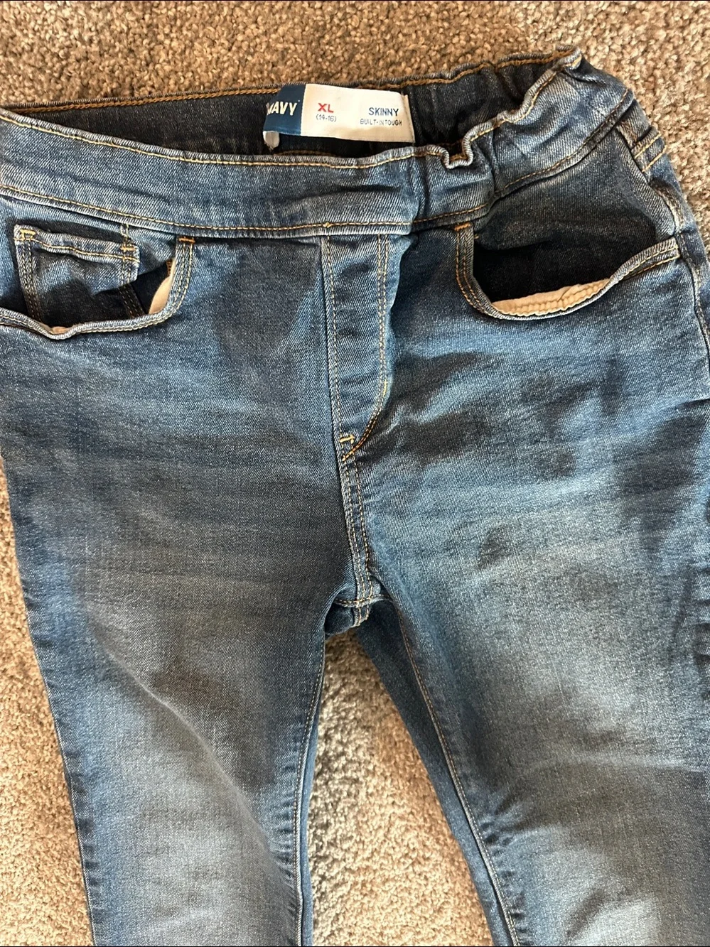 American Eagle Outfitters blue skinny
